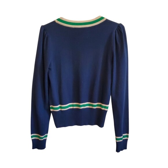 ALEXIA ADMOR Savannah Cardigan in Navy Women's T533 Size M - Picture 2 of 16